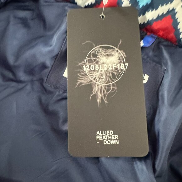 Lands' End 600 Down Puffer Vest Womens Large Fair Isle Full Zip NWT CJ-2108 - Picture 7 of 10